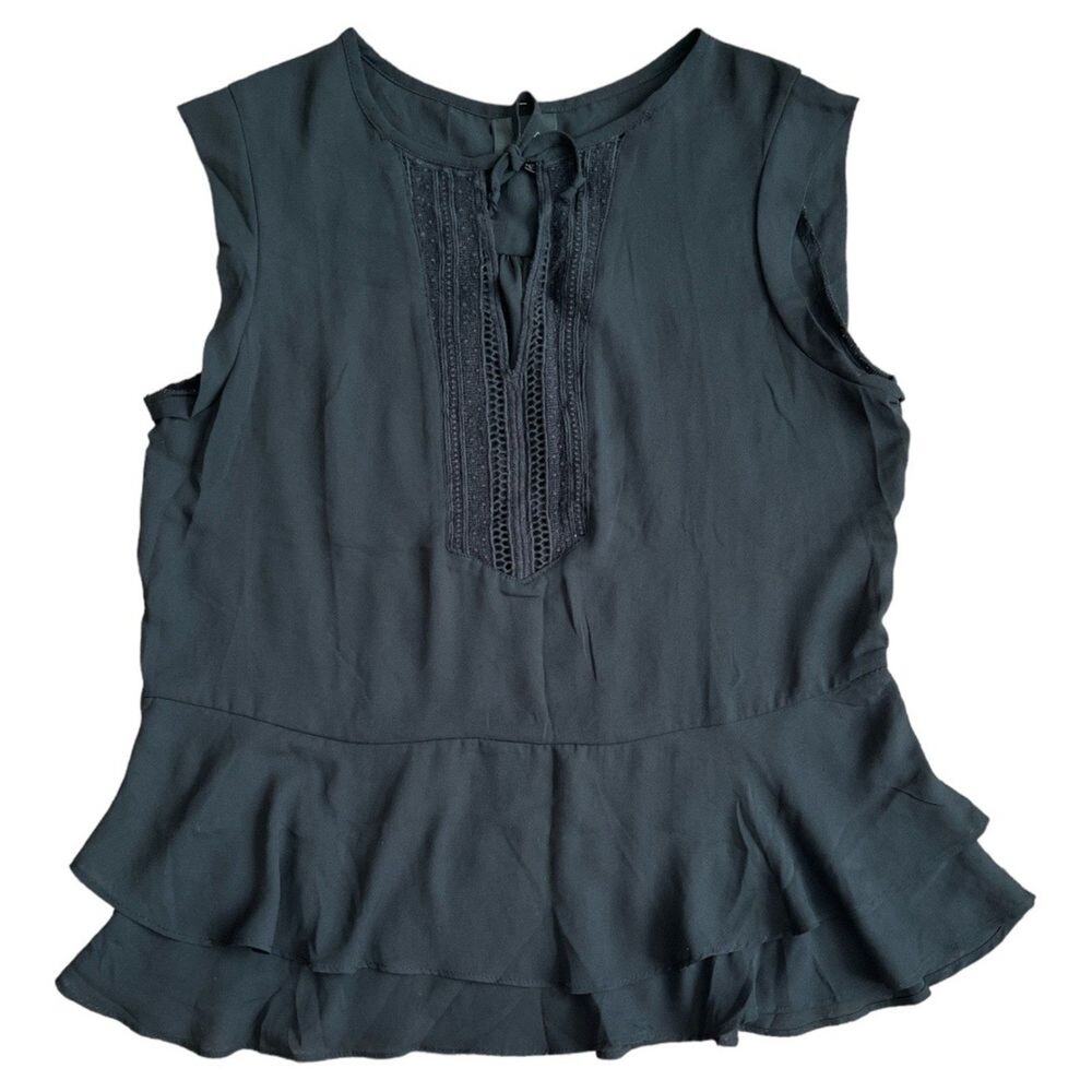 Mossimo Black Sleeveless Top, M